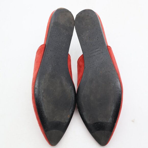 Jenni Kayne Mule Women's EU Size 38 Shoes Saddle Standard Burgundy Suede Flats - Picture 7 of 12